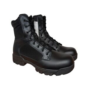 New BATES Tactical Sport 8" Side Zip Soft Toe Black Boots Men's Size 12 Combat